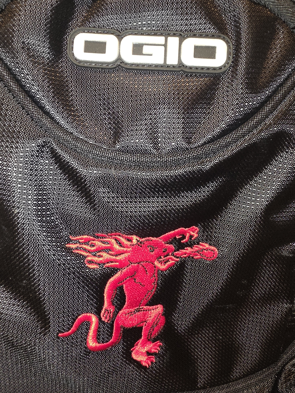 OGIO Black Backpack with Red Fireball Embroidered Logo - Picture 2 of 8